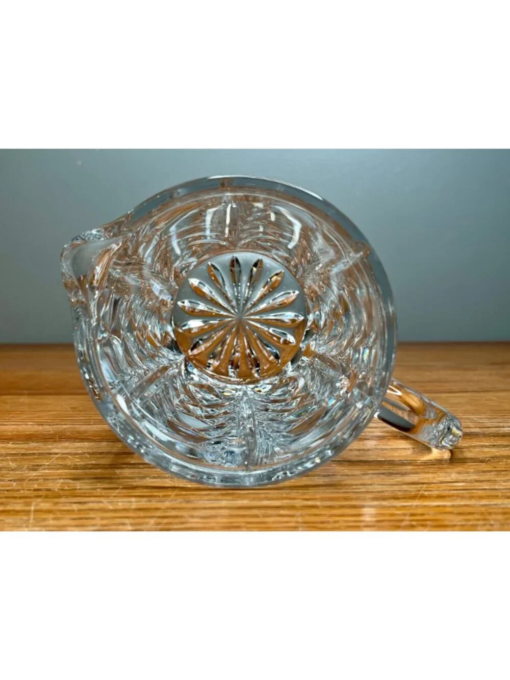 Marquis by Waterford Crystal Brookside 6 3/4 Inch Pitcher with Handle,  30 oz
